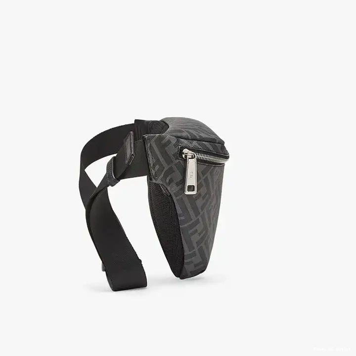 Cheap HOT Black Fabric In Bag Belt FF Motif Yellow Fendi 0409